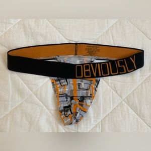 Obviously Men’s Thong Orange Rare